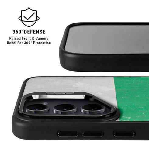 Bulgarian Flag Distressed Galaxy S25 Kickstand Case